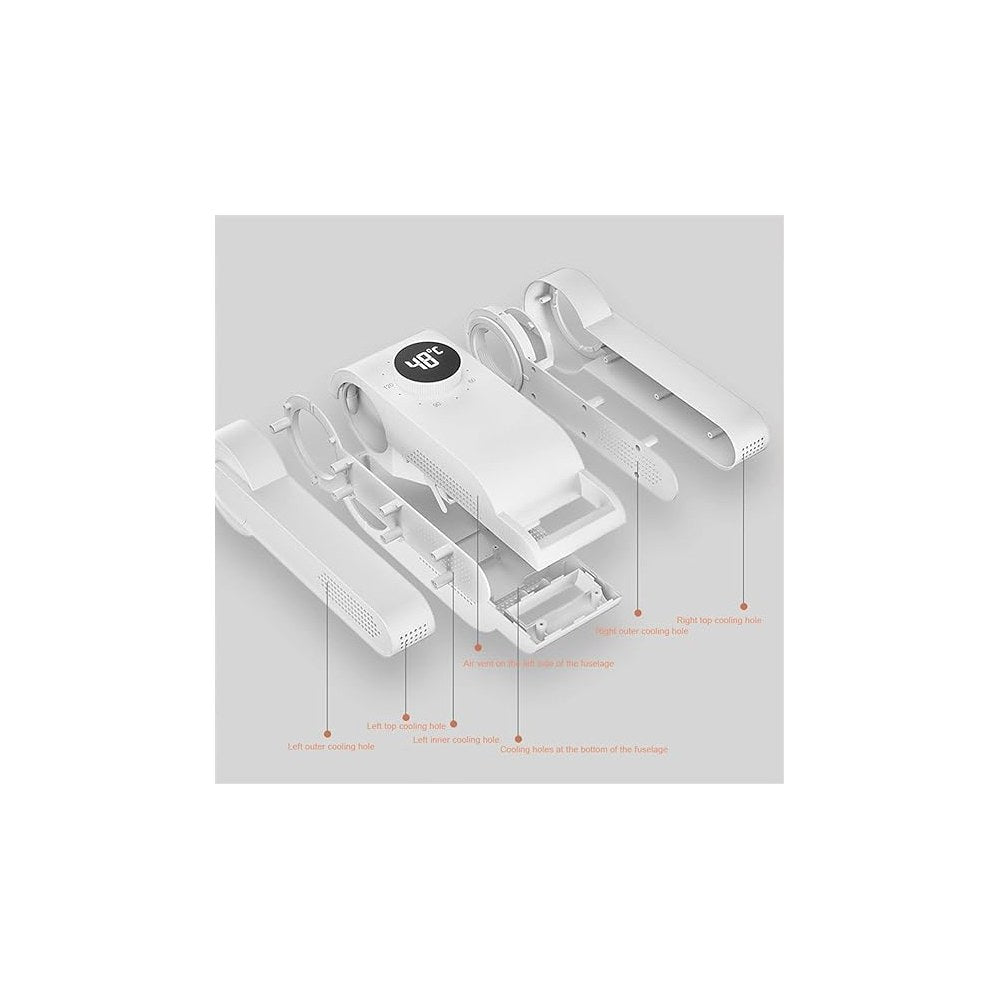 Multi function folding shoe dryer