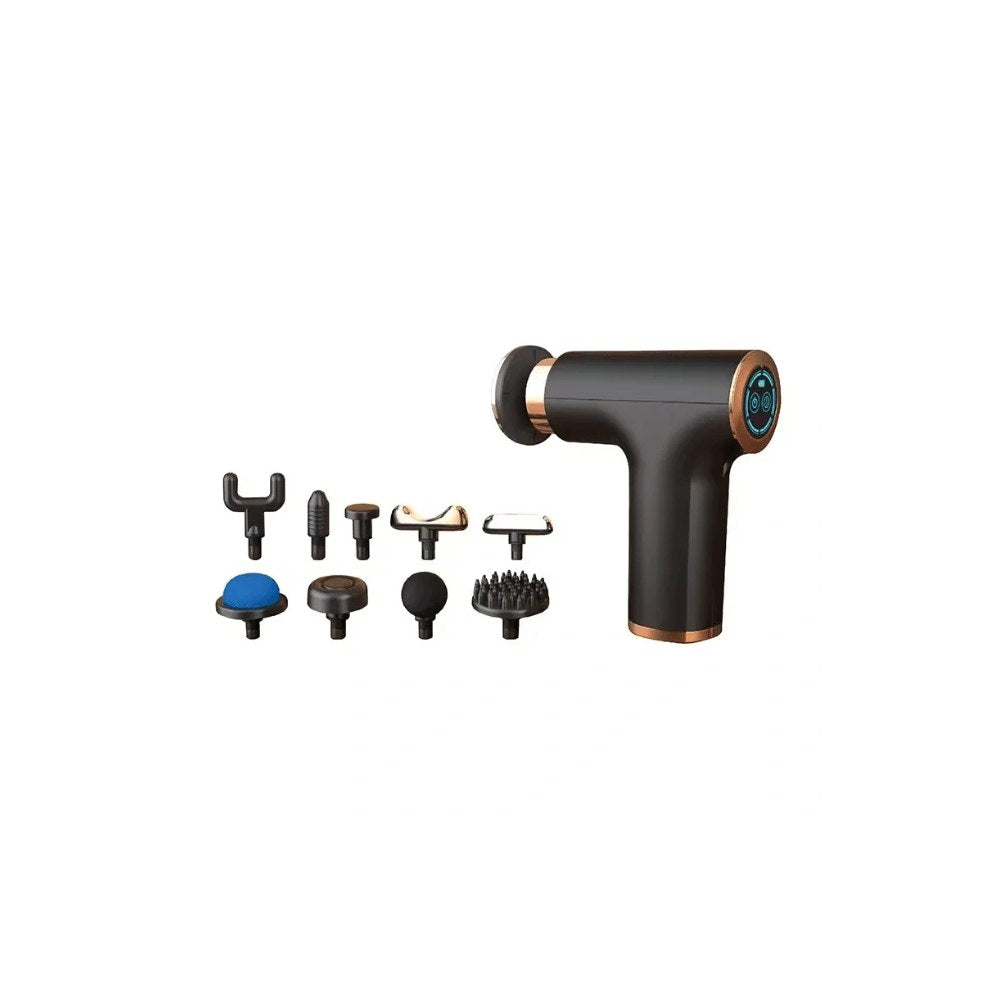 Handheld massage gun ergonomic grip