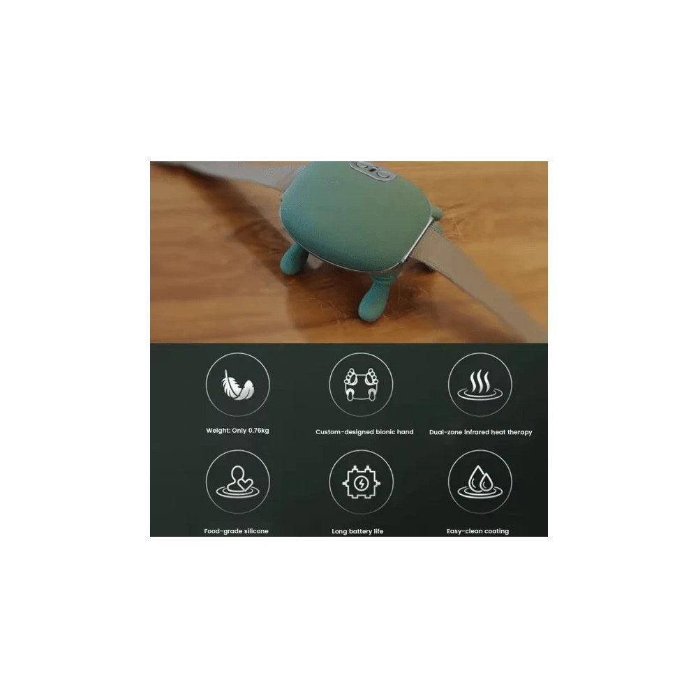 Soft touch material of the neck massager