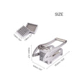 Stainless steel slice cutter with lever handle