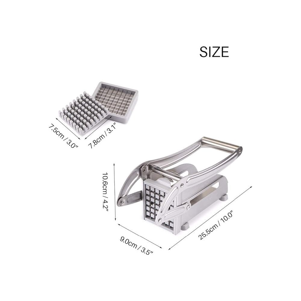 Stainless steel slice cutter with lever handle