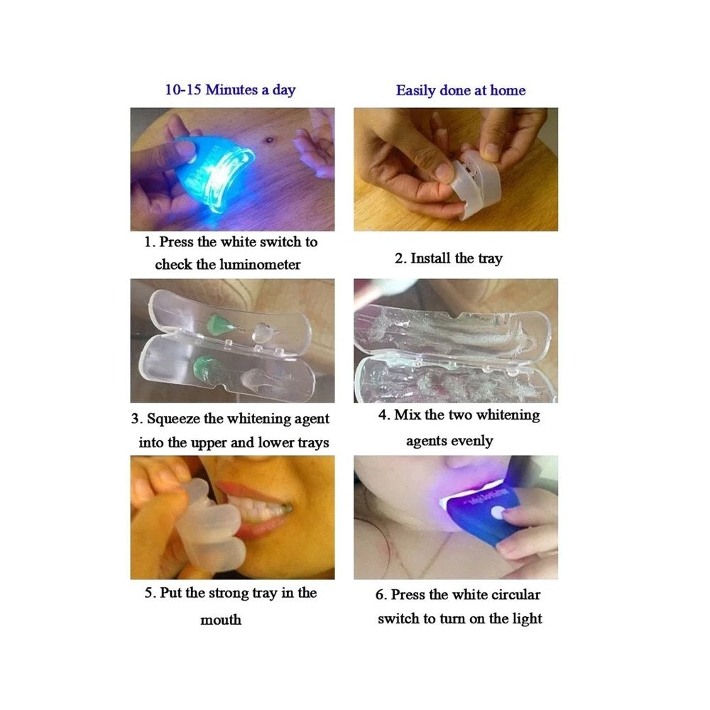 Tooth whitening system kit