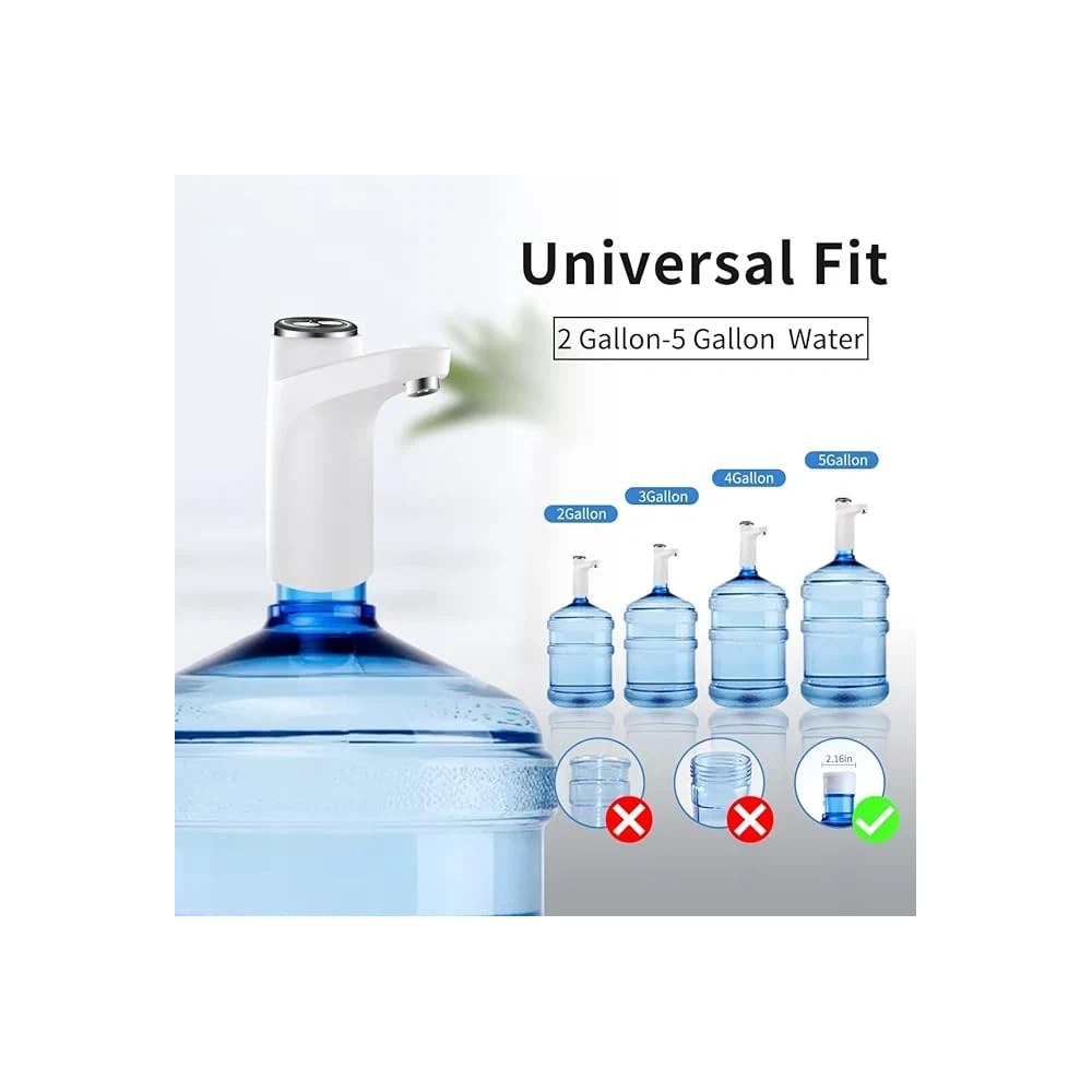 Water pump used in a bedroom, kitchen, office and while camping